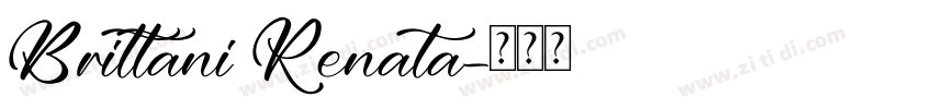 Brittani Renata字体转换